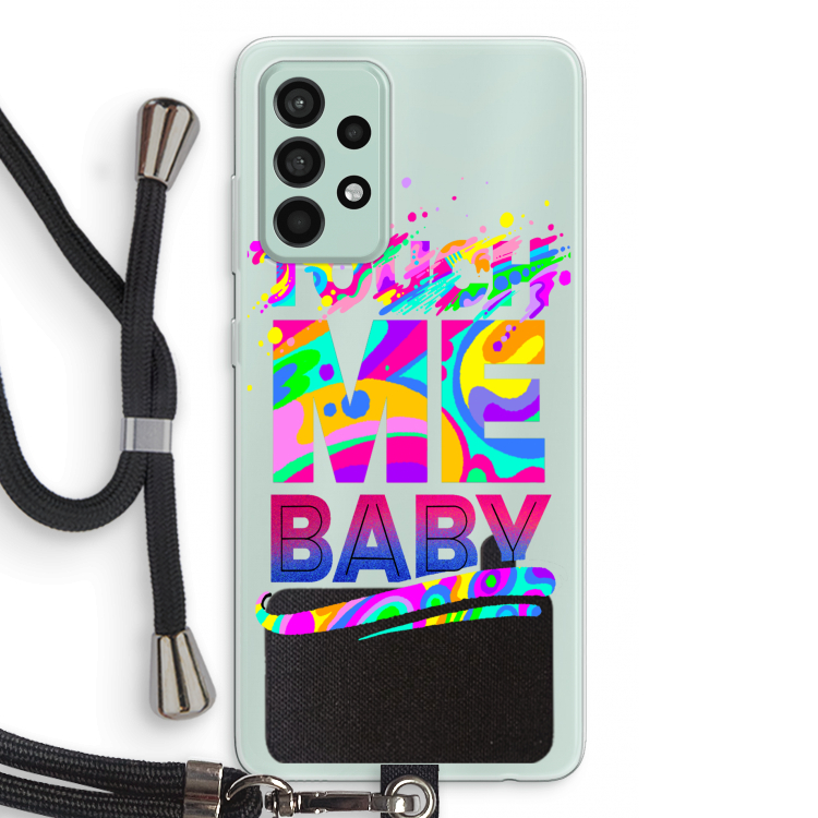 Touch Me: Samsung Galaxy A52s 5G Transparant Hoesje met koord