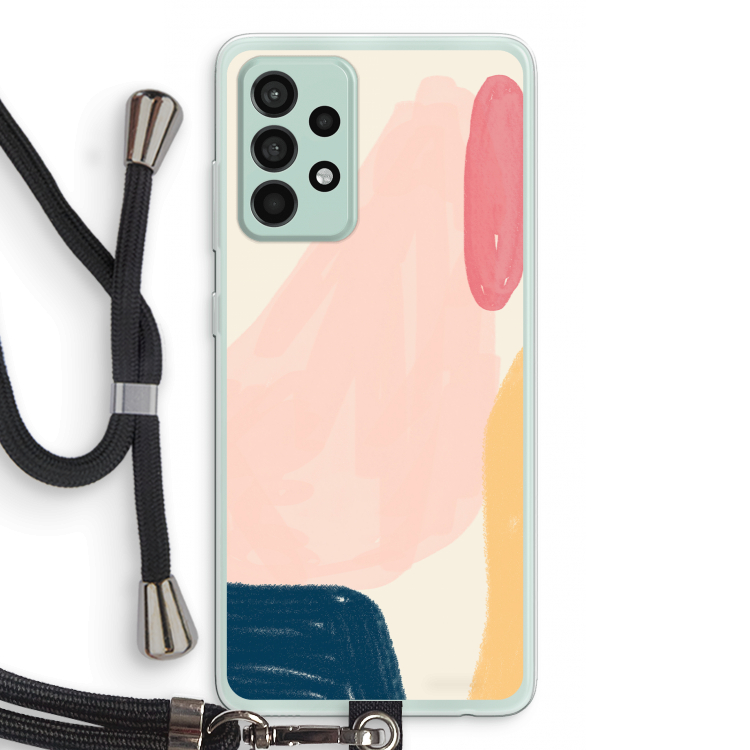 Saturday Flow: Samsung Galaxy A52s 5G Transparant Hoesje met koord