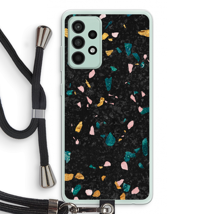 Terrazzo N°10: Samsung Galaxy A52s 5G Transparant Hoesje met koord