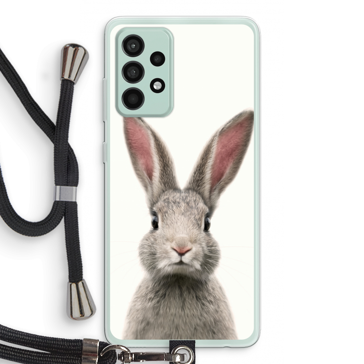 Daisy: Samsung Galaxy A52s 5G Transparant Hoesje met koord