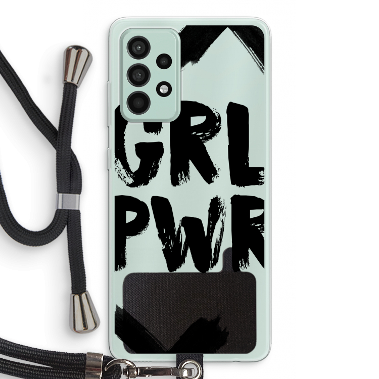 Girl Power #2: Samsung Galaxy A52s 5G Transparant Hoesje met koord