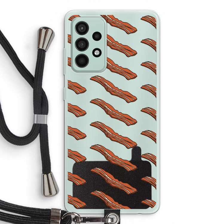Bacon to my eggs #2: Samsung Galaxy A52s 5G Transparant Hoesje met koord