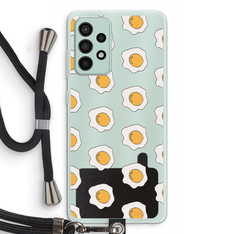 Bacon to my eggs #1: Samsung Galaxy A52s 5G Transparant Hoesje met koord