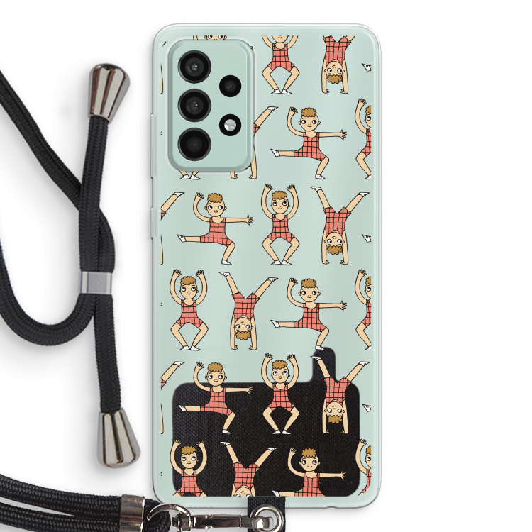 Gymboys: Samsung Galaxy A52s 5G Transparant Hoesje met koord