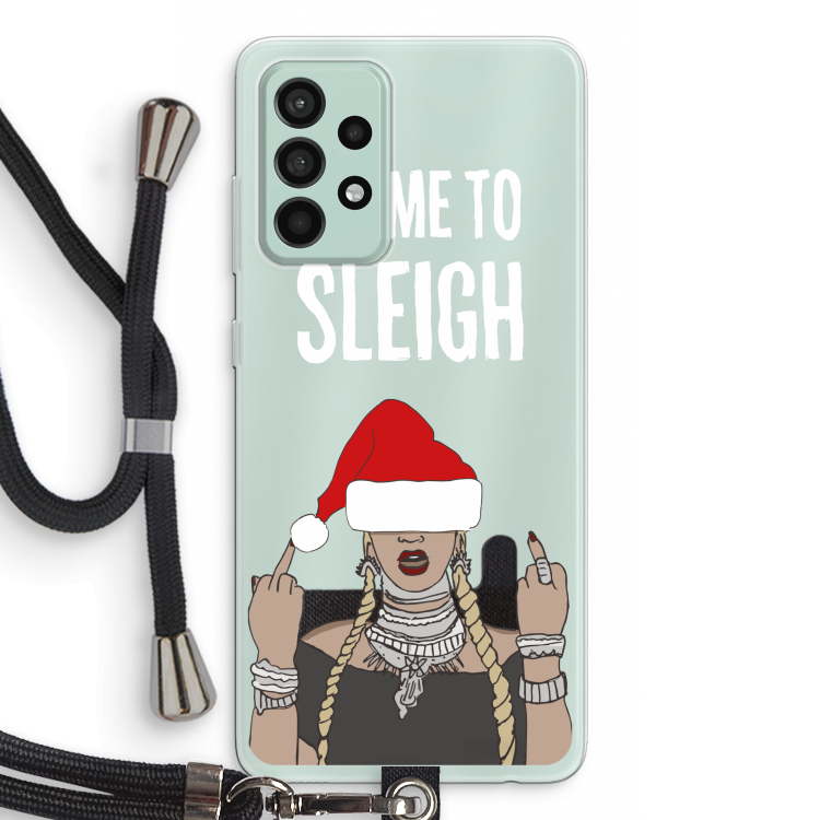 Came To Sleigh: Samsung Galaxy A52s 5G Transparant Hoesje met koord
