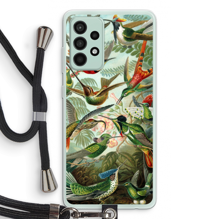 Haeckel Trochilidae: Samsung Galaxy A52s 5G Transparant Hoesje met koord