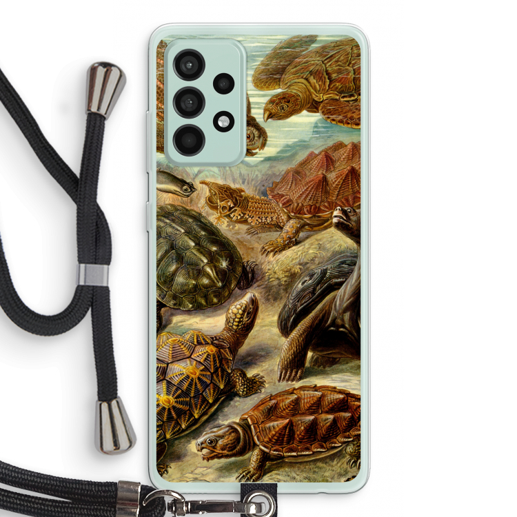 Haeckel Chelonia: Samsung Galaxy A52s 5G Transparant Hoesje met koord