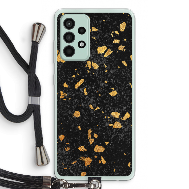 Terrazzo N°7: Samsung Galaxy A52s 5G Transparant Hoesje met koord