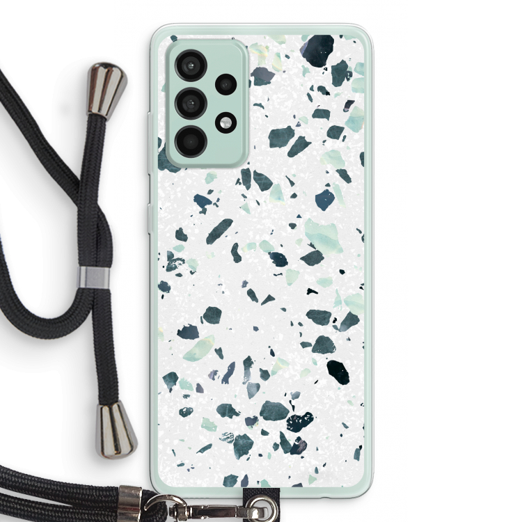 Terrazzo N°2: Samsung Galaxy A52s 5G Transparant Hoesje met koord
