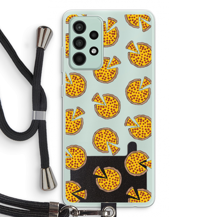 You Had Me At Pizza: Samsung Galaxy A52s 5G Transparant Hoesje met koord