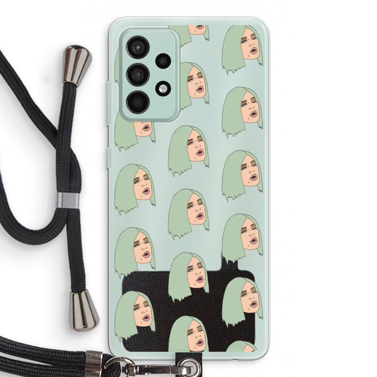 King Kylie: Samsung Galaxy A52s 5G Transparant Hoesje met koord