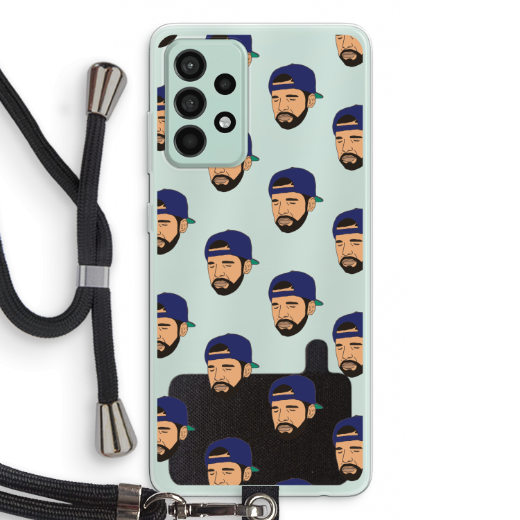 Drake Away: Samsung Galaxy A52s 5G Transparant Hoesje met koord