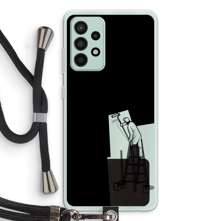 Musketon Painter: Samsung Galaxy A52s 5G Transparant Hoesje met koord