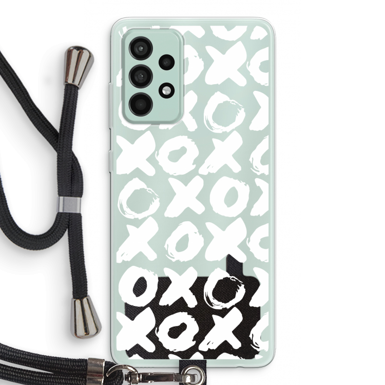 XOXO: Samsung Galaxy A52s 5G Transparant Hoesje met koord