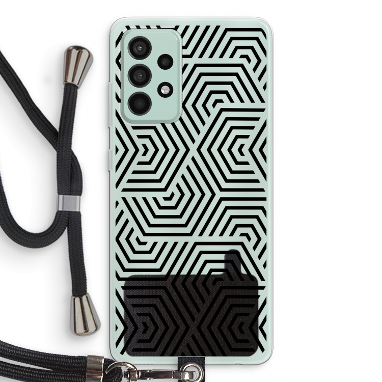 Magic pattern: Samsung Galaxy A52s 5G Transparant Hoesje met koord