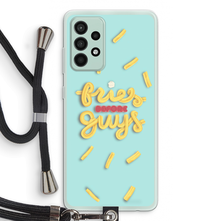 Always fries: Samsung Galaxy A52s 5G Transparant Hoesje met koord