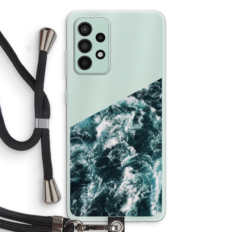 Zee golf: Samsung Galaxy A52s 5G Transparant Hoesje met koord