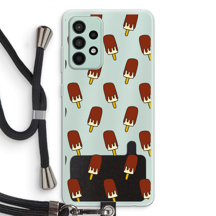 Yummy: Samsung Galaxy A52s 5G Transparant Hoesje met koord