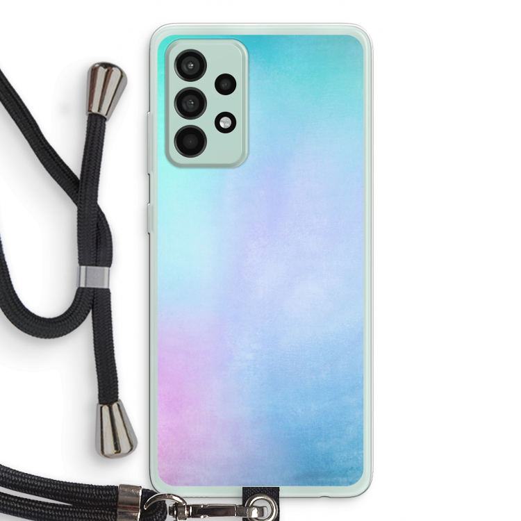 mist pastel: Samsung Galaxy A52s 5G Transparant Hoesje met koord
