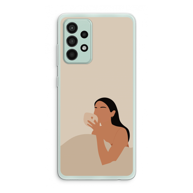 Fresh coffee: Samsung Galaxy A52s 5G Transparant Hoesje