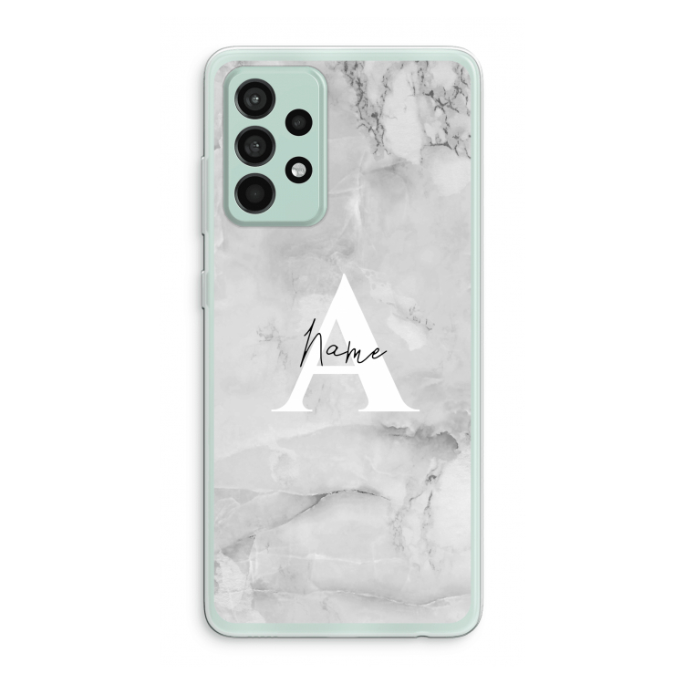Ivory Marble: Samsung Galaxy A52s 5G Transparant Hoesje
