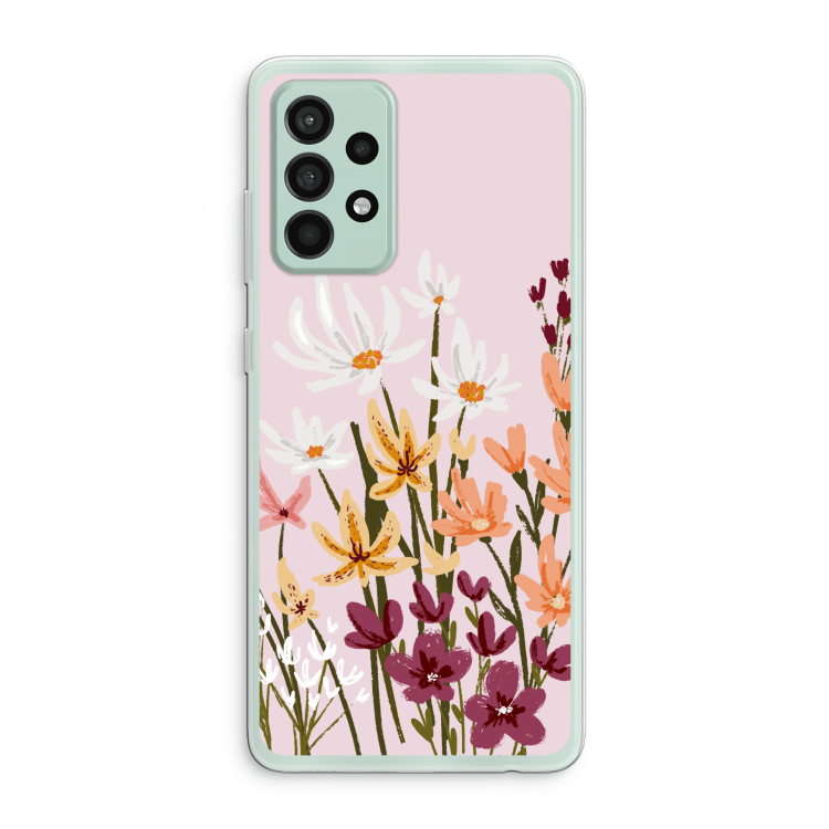 Painted wildflowers: Samsung Galaxy A52s 5G Transparant Hoesje