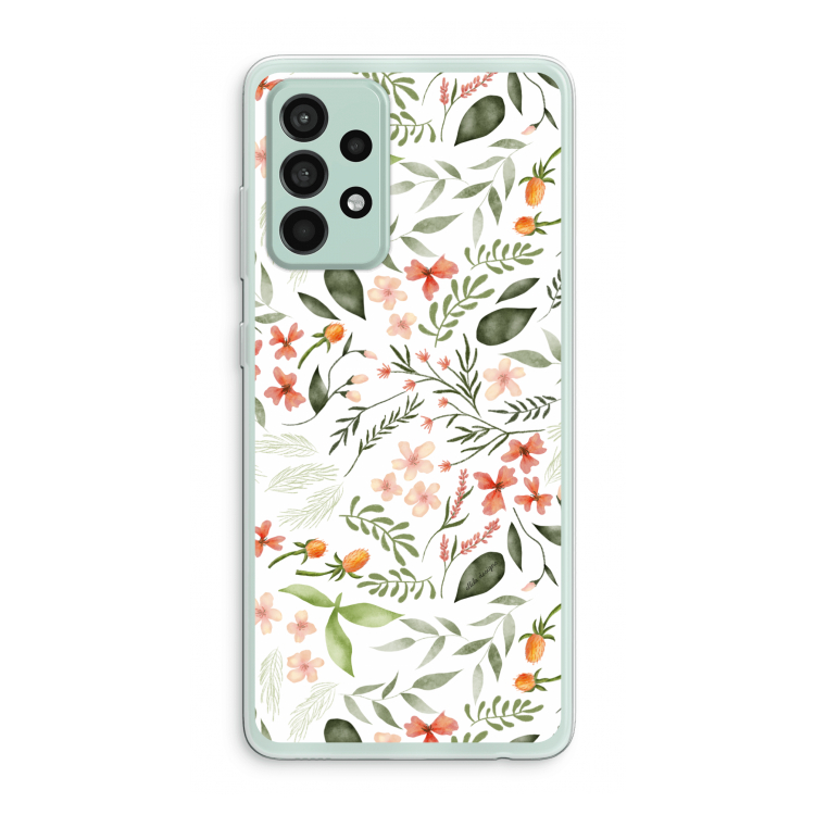 Sweet little flowers: Samsung Galaxy A52s 5G Transparant Hoesje