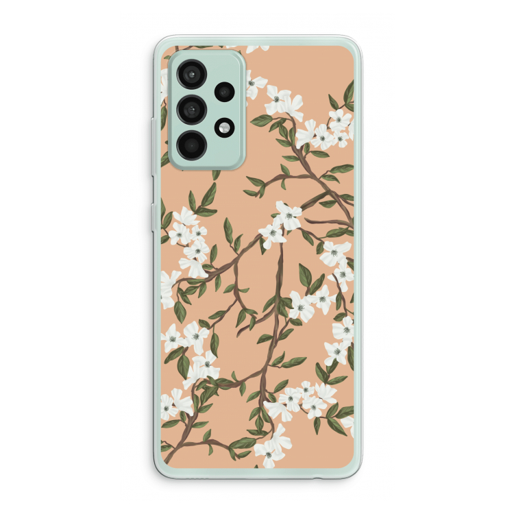Blossoming spring: Samsung Galaxy A52s 5G Transparant Hoesje