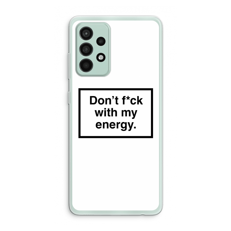 My energy: Samsung Galaxy A52s 5G Transparant Hoesje