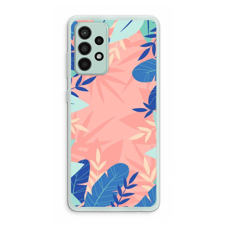 Tropisch: Samsung Galaxy A52s 5G Transparant Hoesje