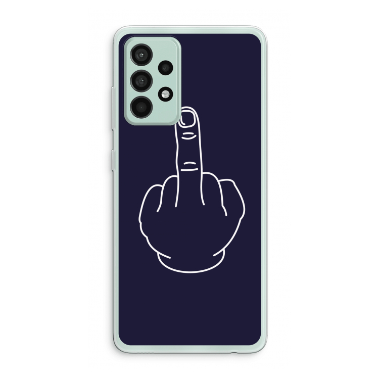 F**k U: Samsung Galaxy A52s 5G Transparant Hoesje