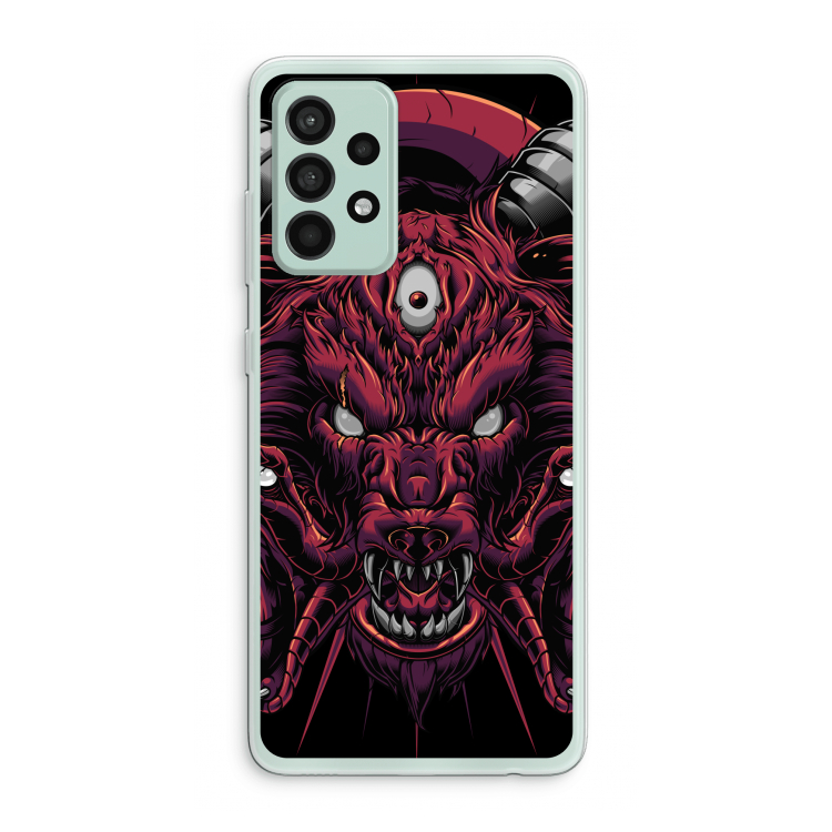 Hell Hound and Serpents: Samsung Galaxy A52s 5G Transparant Hoesje