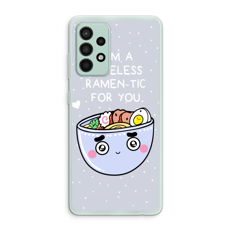 I'm A Hopeless Ramen-Tic For You: Samsung Galaxy A52s 5G Transparant Hoesje