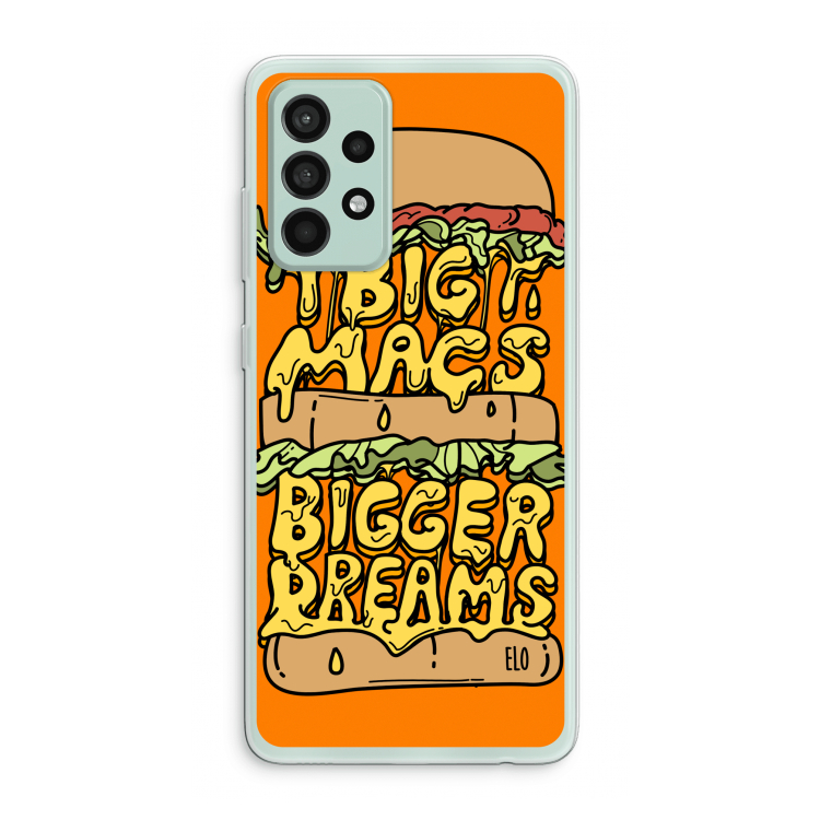 Big Macs Bigger Dreams: Samsung Galaxy A52s 5G Transparant Hoesje