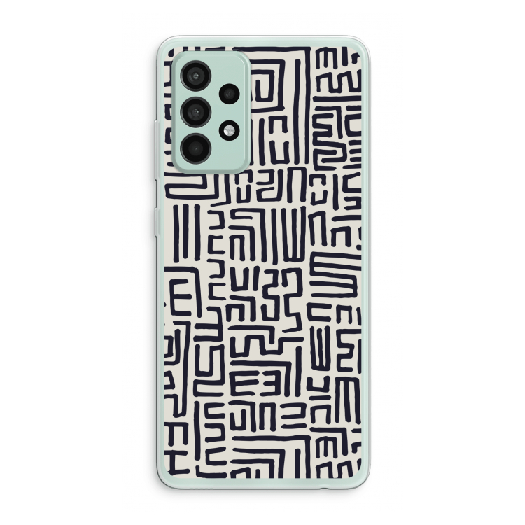 Moroccan Print: Samsung Galaxy A52s 5G Transparant Hoesje