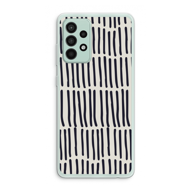 Moroccan stripes: Samsung Galaxy A52s 5G Transparant Hoesje
