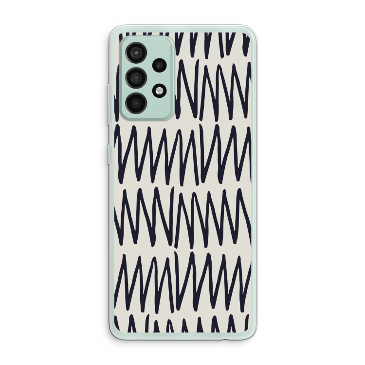 Marrakech Zigzag: Samsung Galaxy A52s 5G Transparant Hoesje