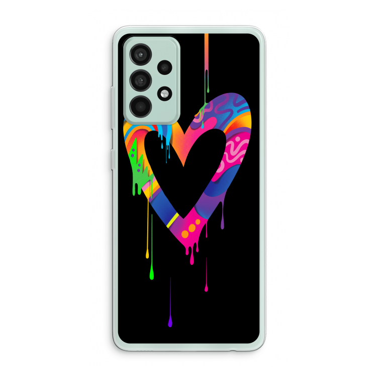 Melts My Heart: Samsung Galaxy A52s 5G Transparant Hoesje