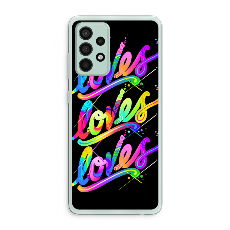 Loves: Samsung Galaxy A52s 5G Transparant Hoesje