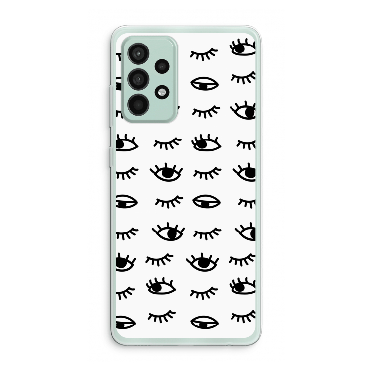 Eye pattern #2: Samsung Galaxy A52s 5G Transparant Hoesje