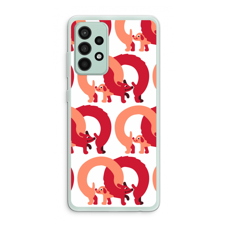 Dogs: Samsung Galaxy A52s 5G Transparant Hoesje