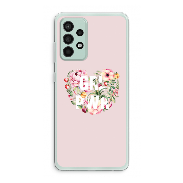 GRL PWR Flower: Samsung Galaxy A52s 5G Transparant Hoesje