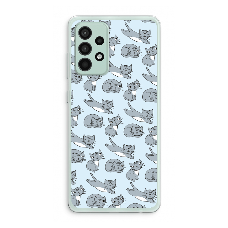Poezen: Samsung Galaxy A52s 5G Transparant Hoesje