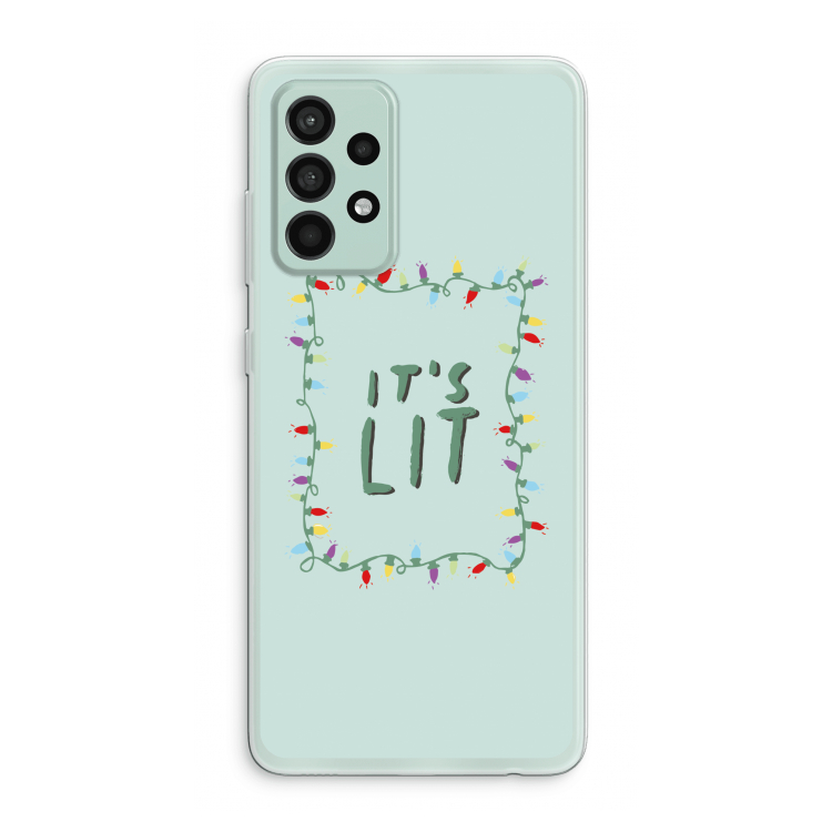 It's Lit: Samsung Galaxy A52s 5G Transparant Hoesje