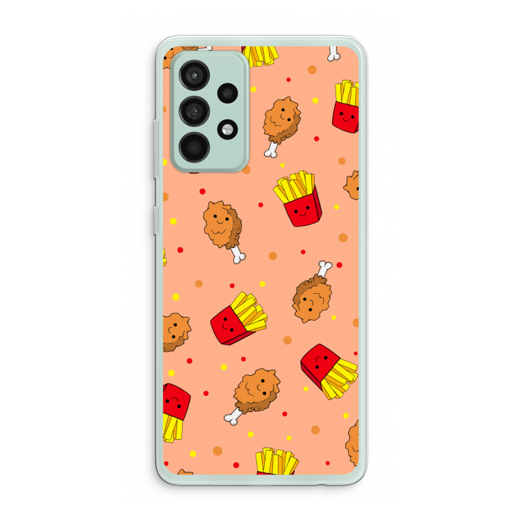 Chicken 'n Fries: Samsung Galaxy A52s 5G Transparant Hoesje