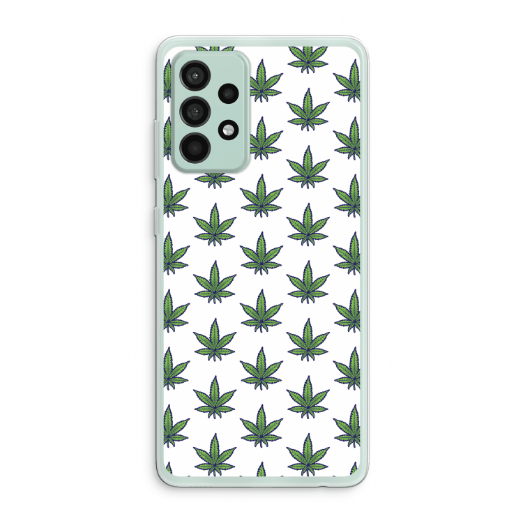 Weed: Samsung Galaxy A52s 5G Transparant Hoesje