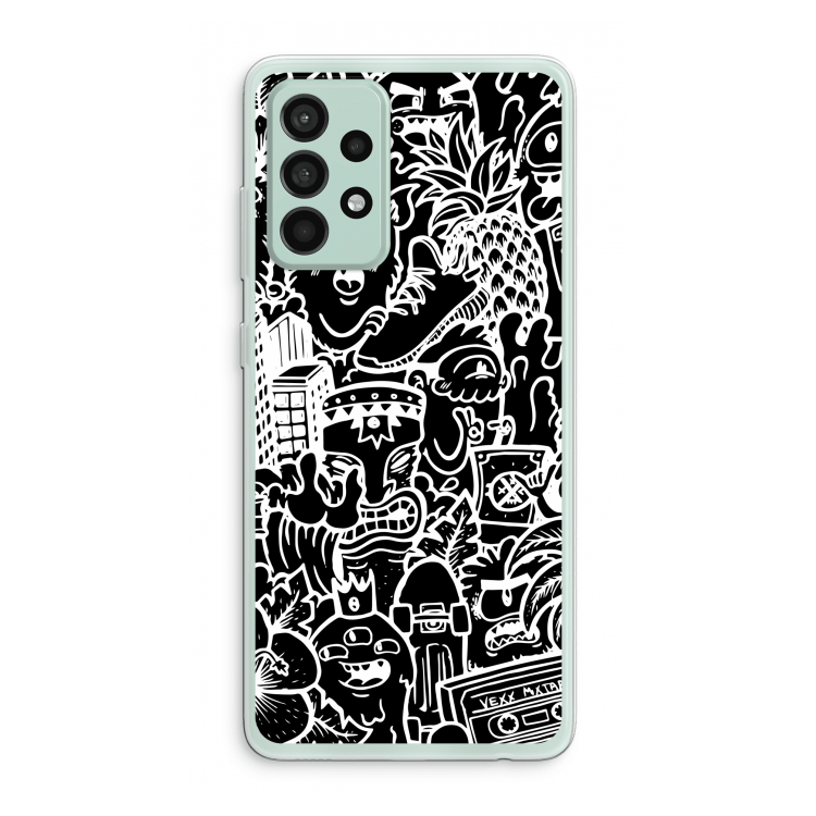 Vexx Black Mixtape: Samsung Galaxy A52s 5G Transparant Hoesje