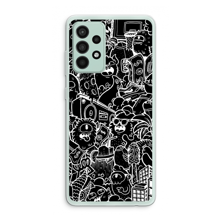 Vexx Black City : Samsung Galaxy A52s 5G Transparant Hoesje