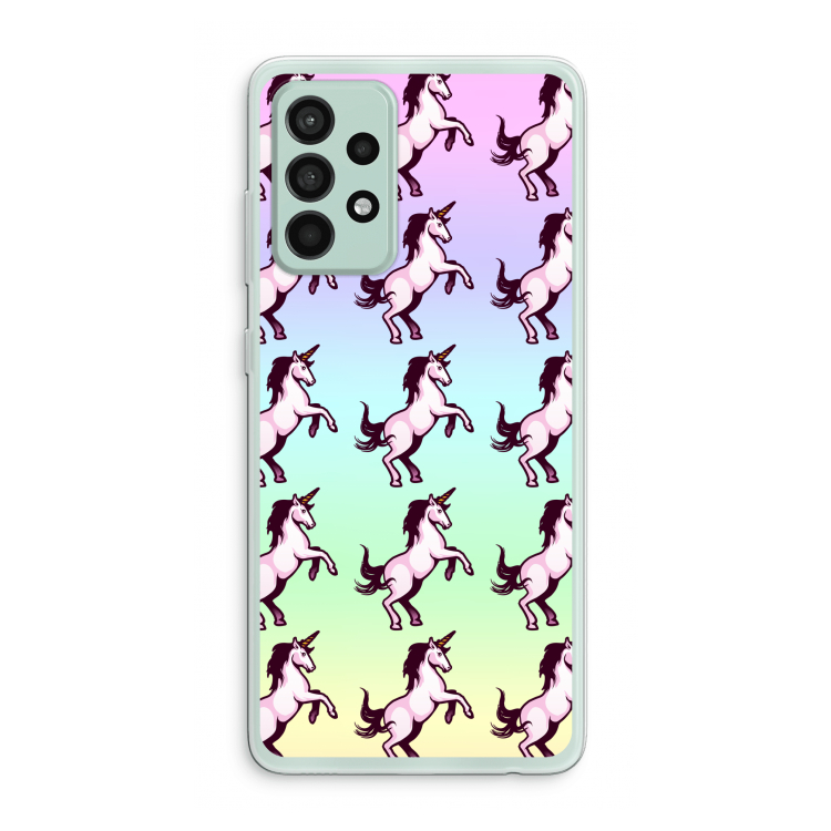 Musketon Unicorn: Samsung Galaxy A52s 5G Transparant Hoesje