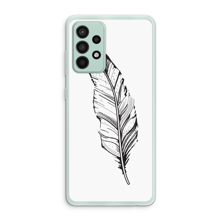 Pluim: Samsung Galaxy A52s 5G Transparant Hoesje